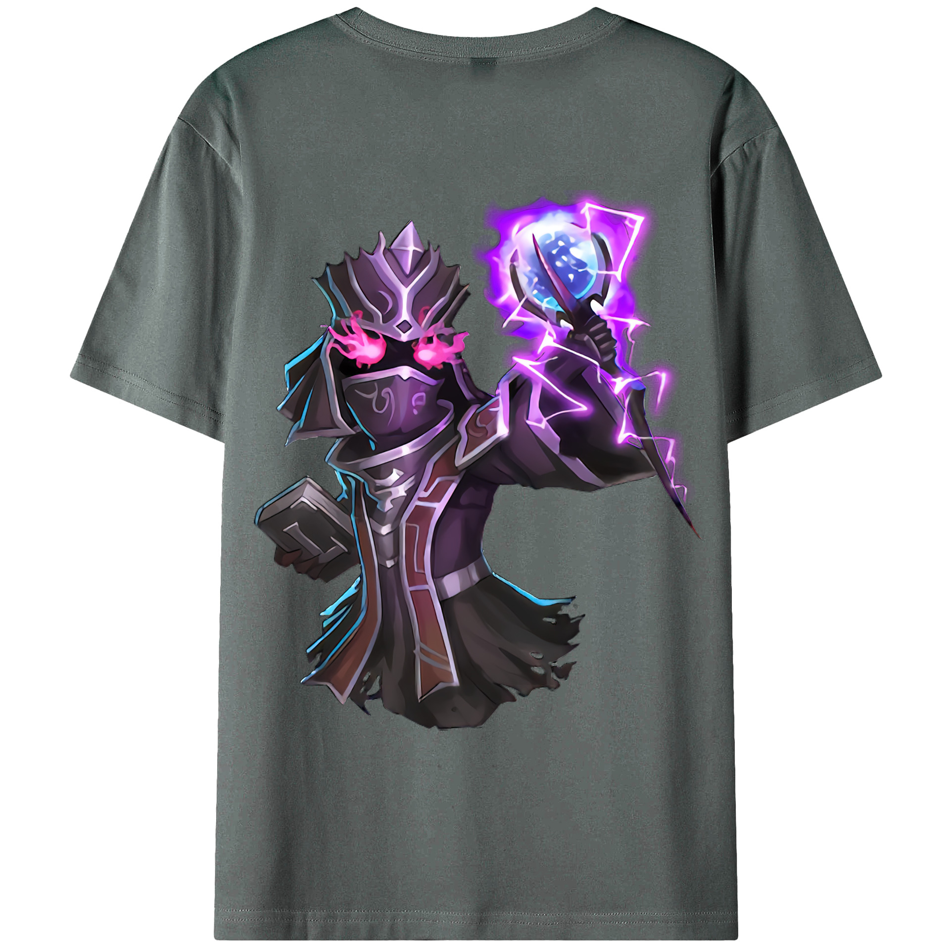 （画像用） リーグ・オブ・レジェンド League of Legends LOL 綿100％ メンズ半袖Tシャツ（バックプリント） 通気性